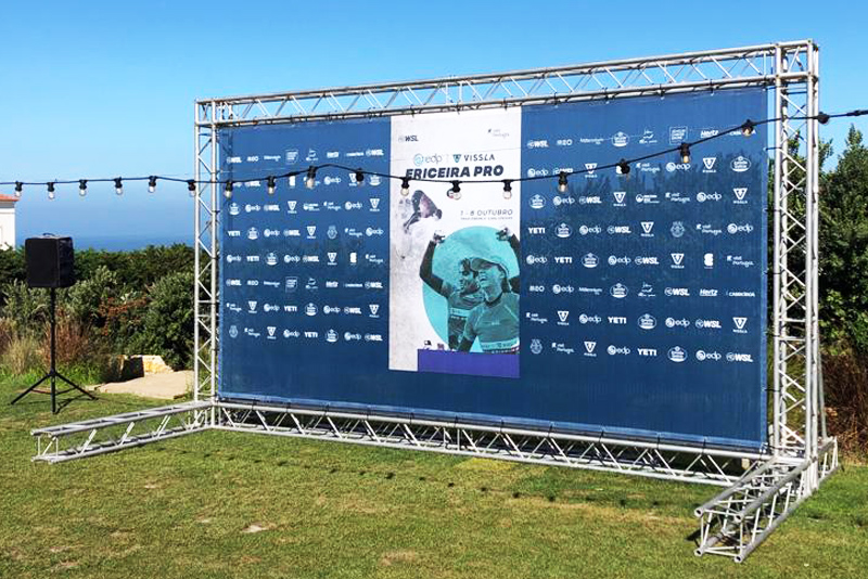 Ericeira Pro - ESTRUTURA BACKDROP