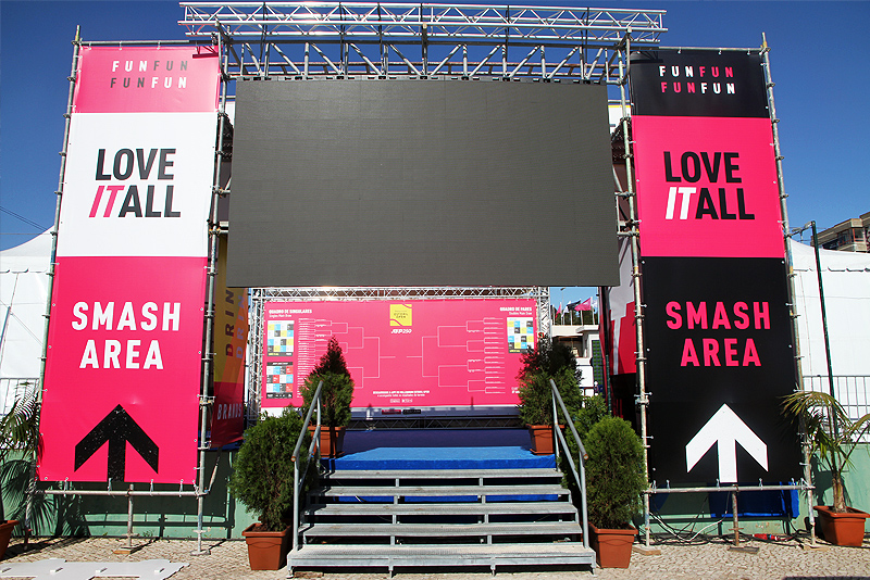 Estoril Open - ESTRUTURA SMASH AREA